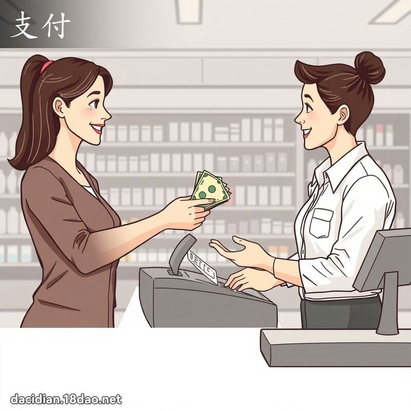 支付 - 國語大辭典配圖