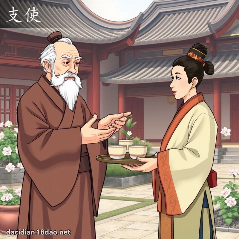 支使 - 国语大辞典配图