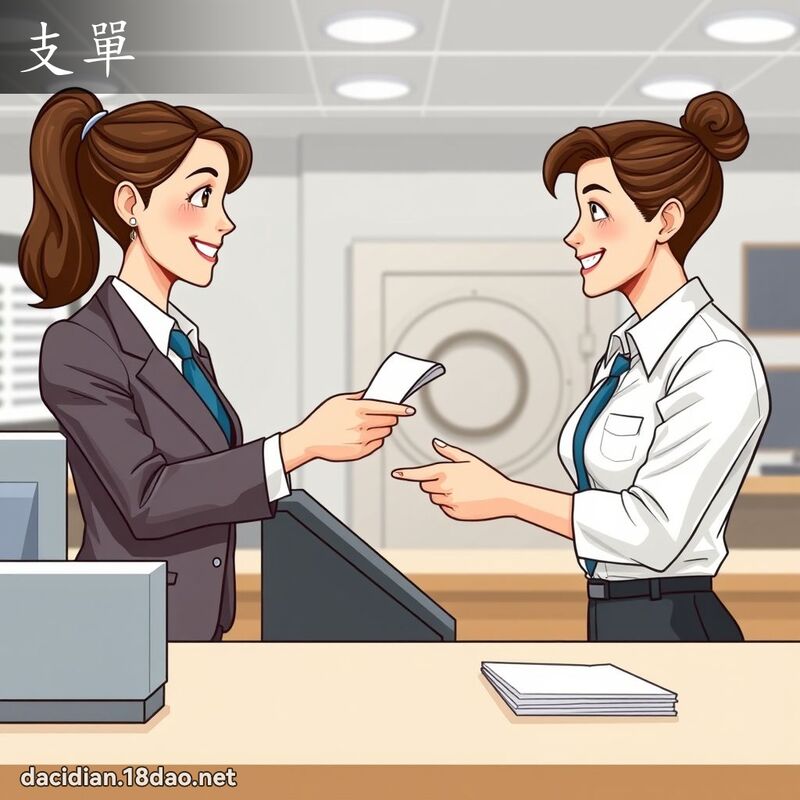 支单 - 国语大辞典配图