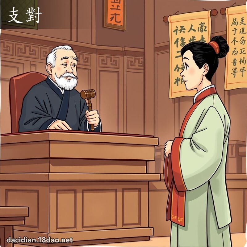 支对 - 国语大辞典配图