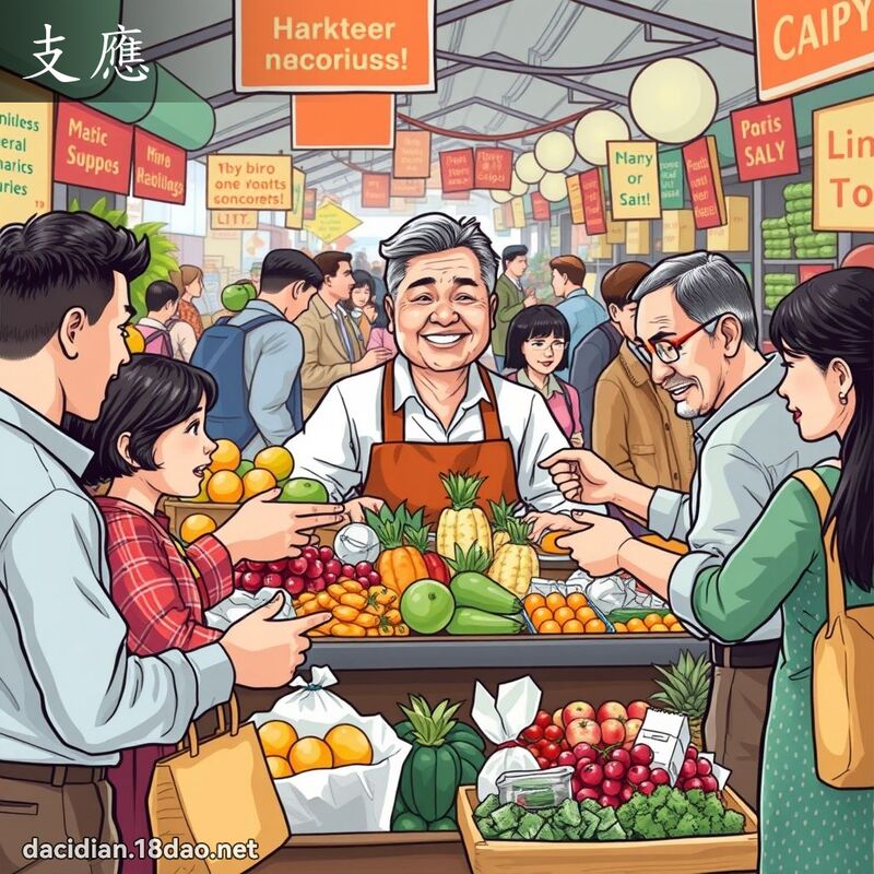 支应 - 国语大辞典配图