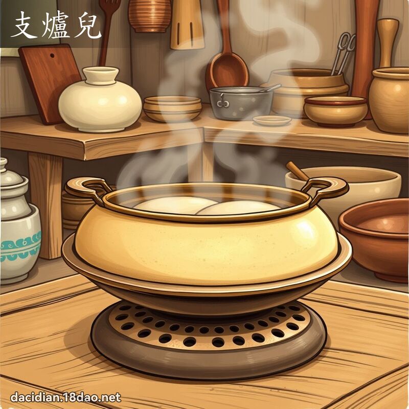 支爐兒 - 國語大辭典配圖
