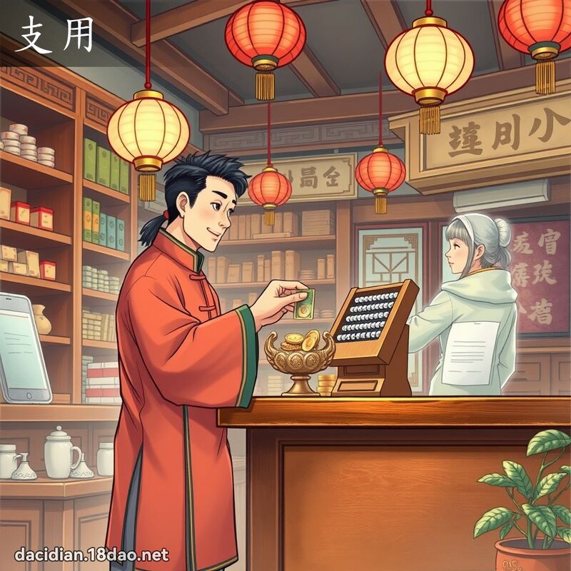 支用 - 國語大辭典配圖