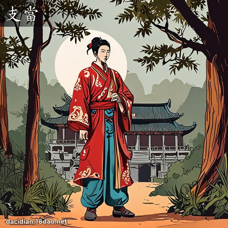 支当 - 国语大辞典配图