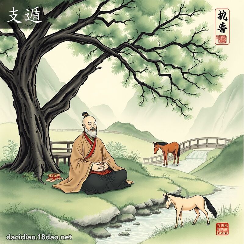 支遁 - 国语大辞典配图