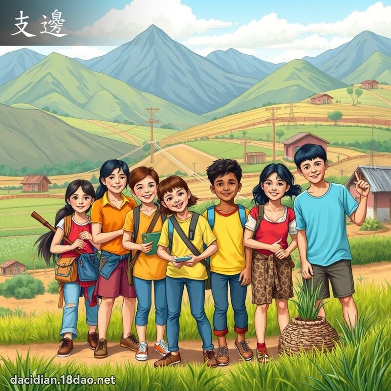 支边 - 国语大辞典配图