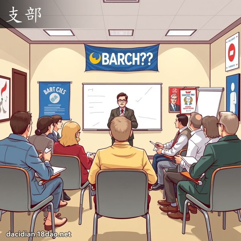 支部 - 國語大辭典配圖