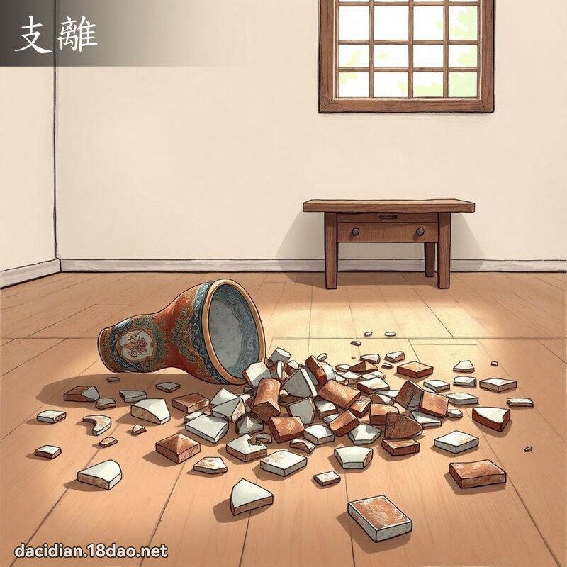 支離 - 國語大辭典配圖
