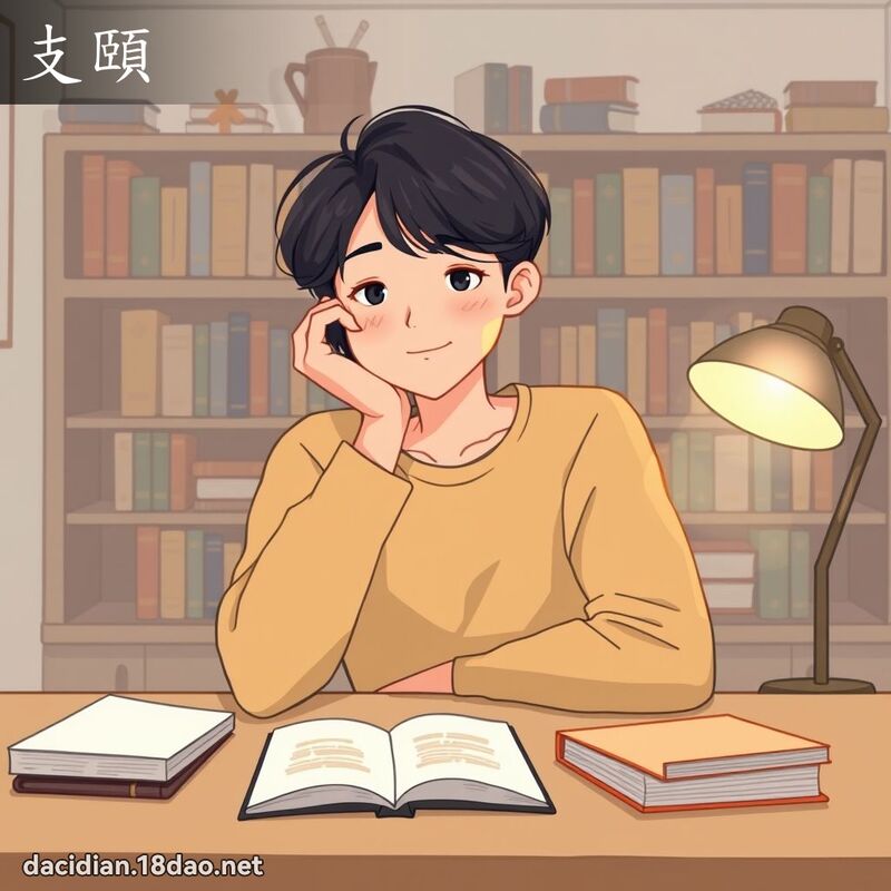 支頤 - 國語大辭典配圖