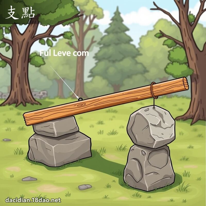 支點 - 國語大辭典配圖
