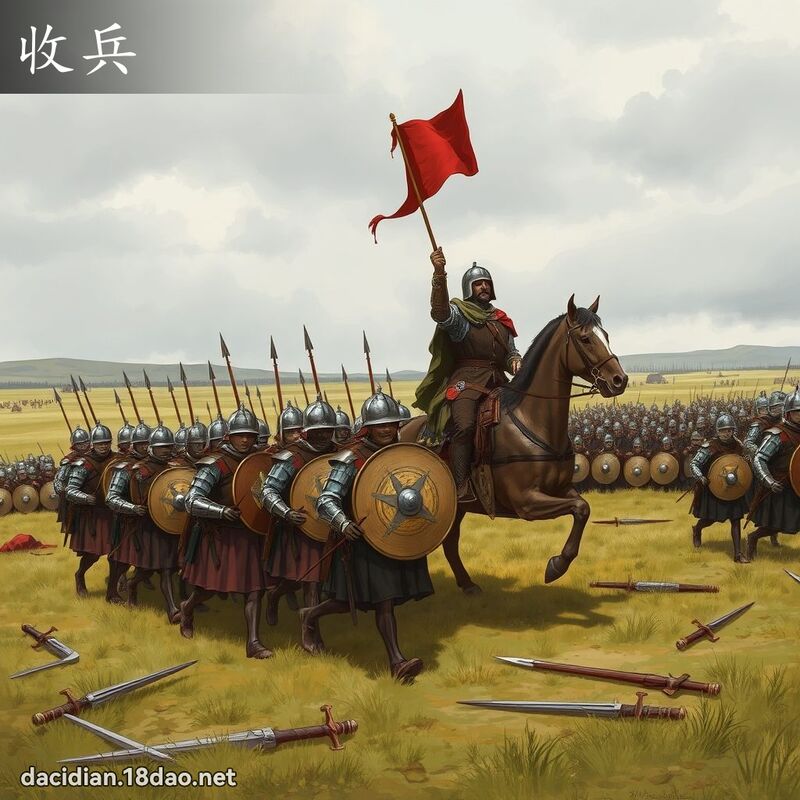 收兵 - 国语大辞典配图