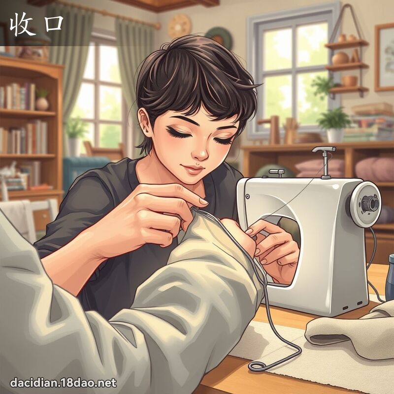 收口 - 國語大辭典配圖