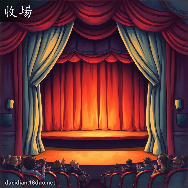 收場 - 國語大辭典配圖