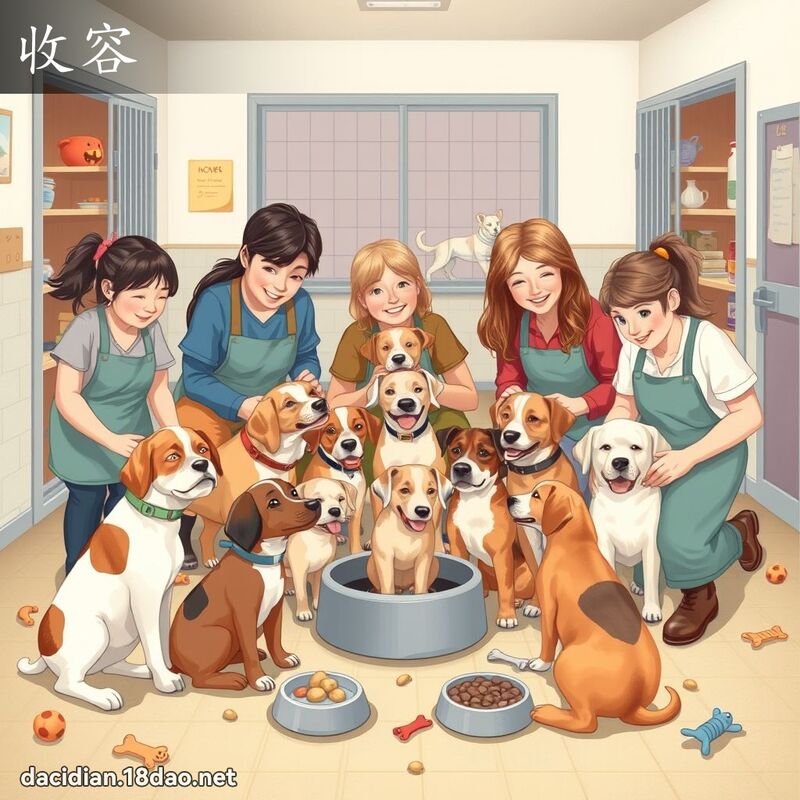 收容 - 国语大辞典配图