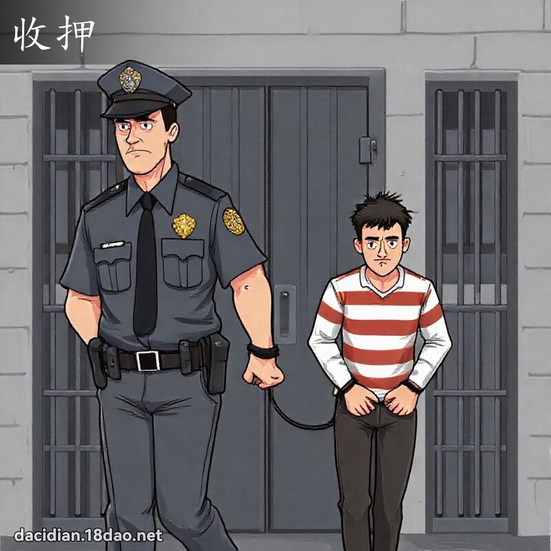 收押 - 國語大辭典配圖