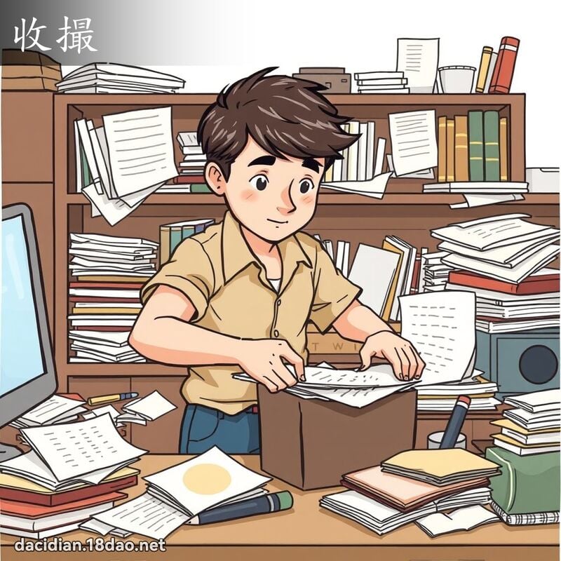 收撮 - 国语大辞典配图