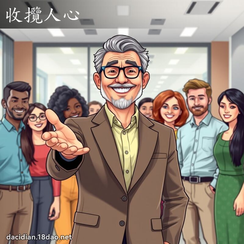 收攬人心 - 國語大辭典配圖