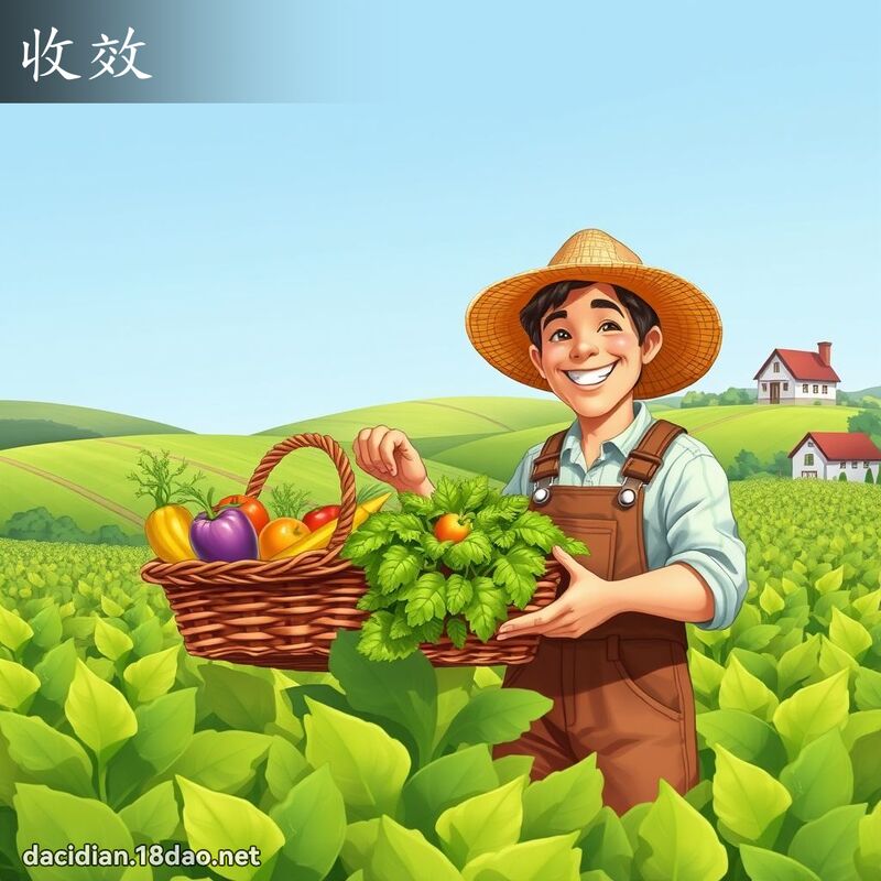 收效 - 国语大辞典配图