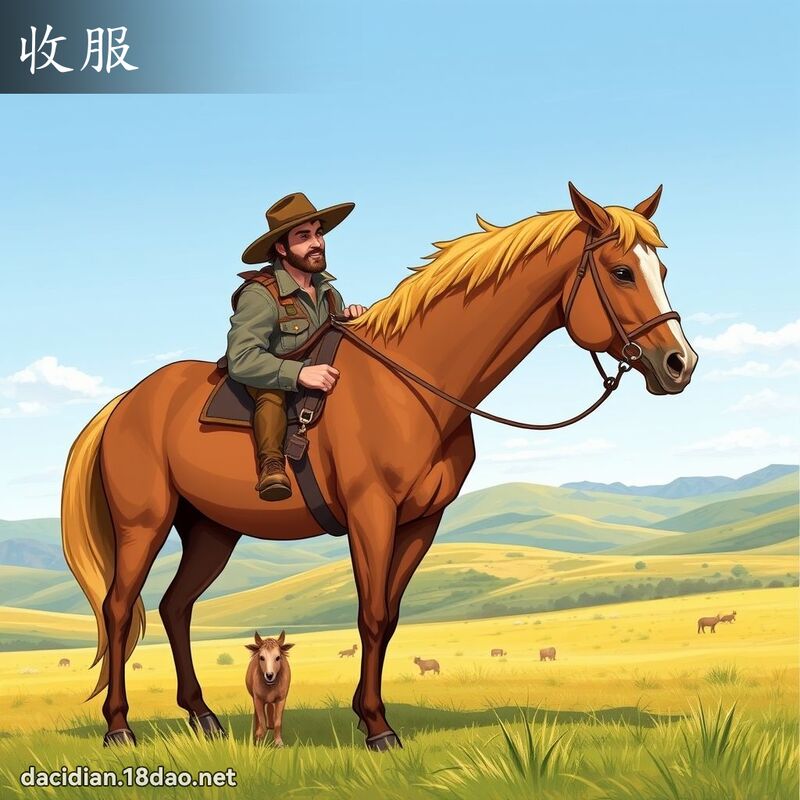 收服 - 国语大辞典配图