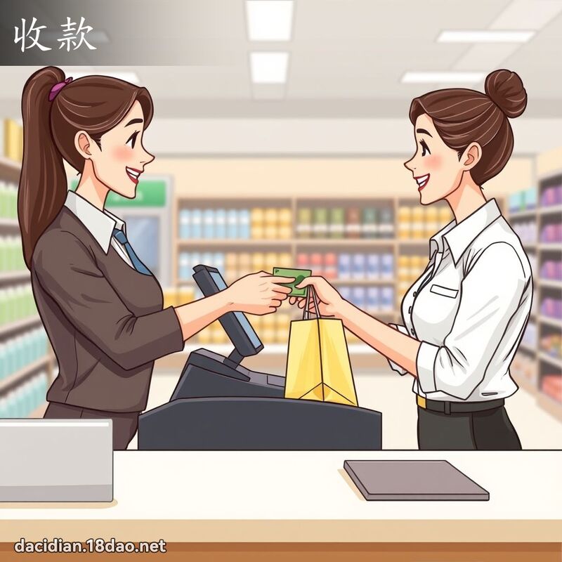 收款 - 國語大辭典配圖