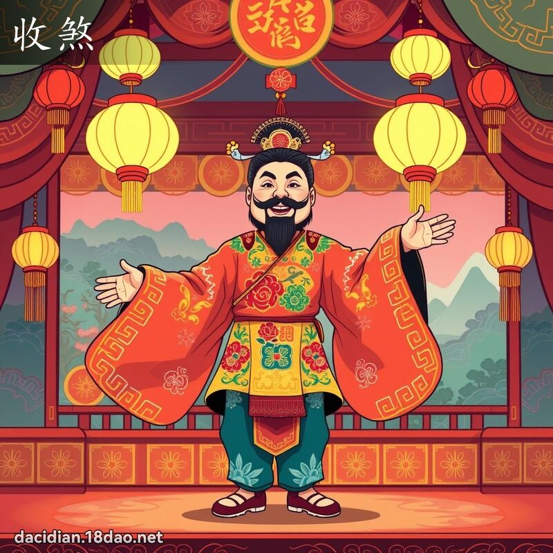 收煞 - 国语大辞典配图