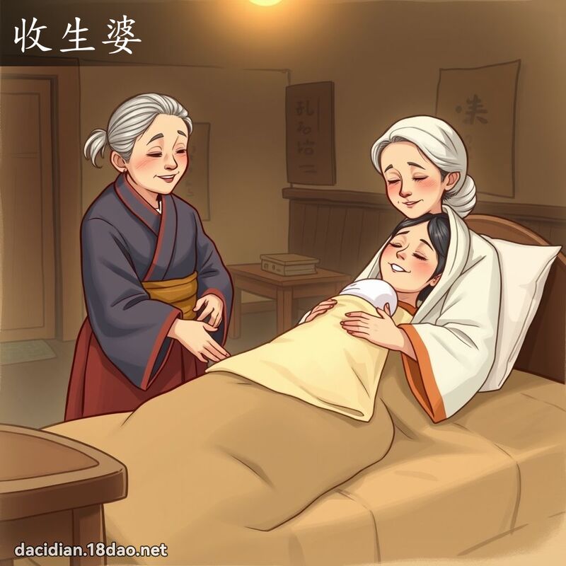 收生婆 - 國語大辭典配圖