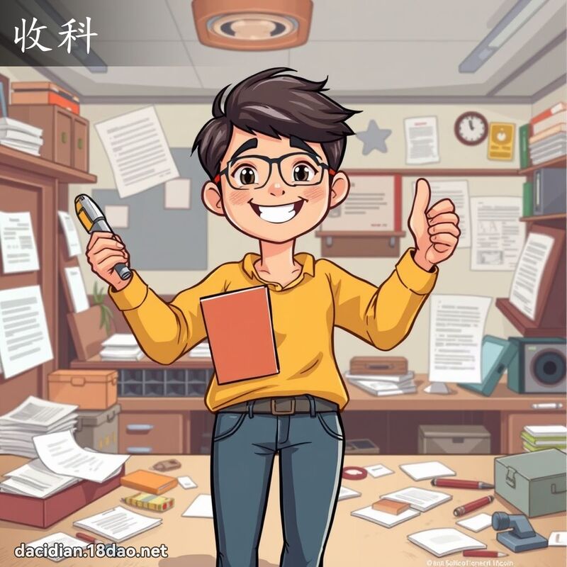 收科 - 国语大辞典配图