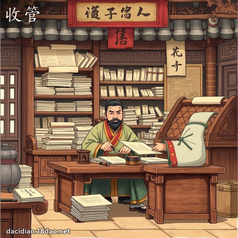 收管 - 國語大辭典配圖