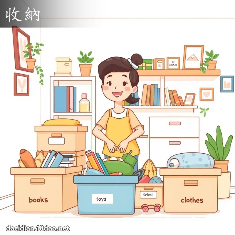 收纳 - 国语大辞典配图