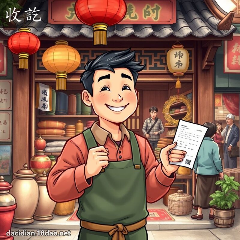 收讫 - 国语大辞典配图