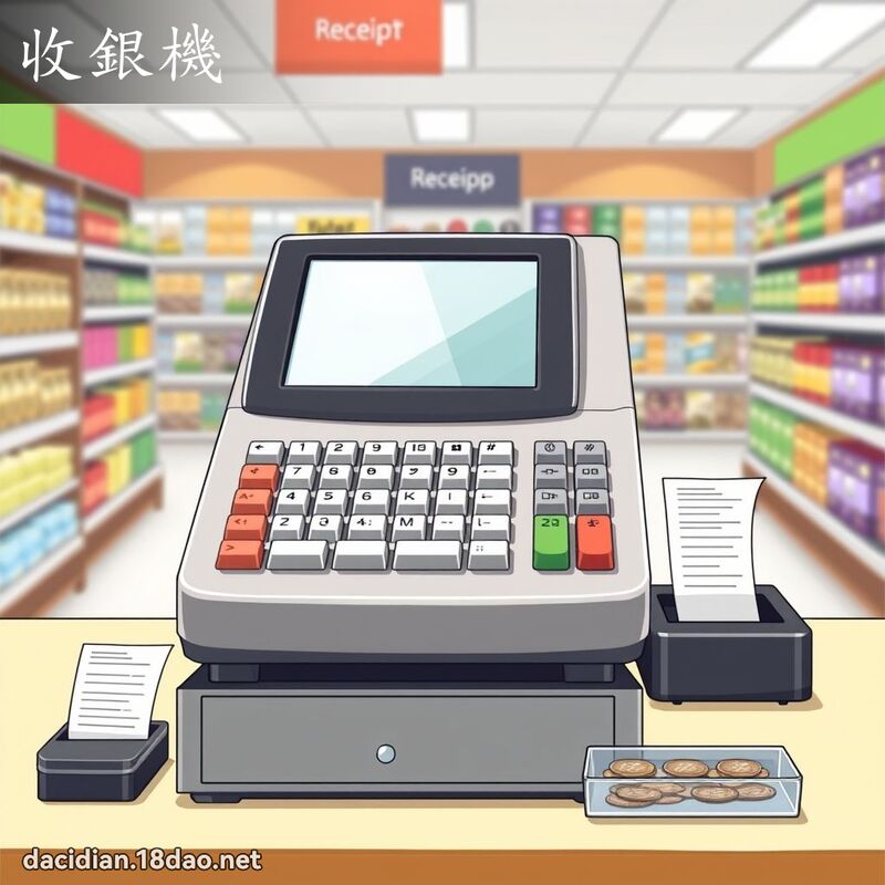 收銀機 - 國語大辭典配圖