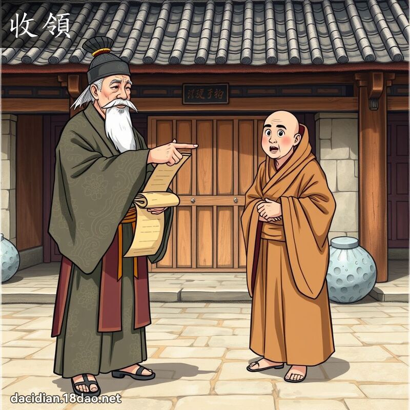 收领 - 国语大辞典配图
