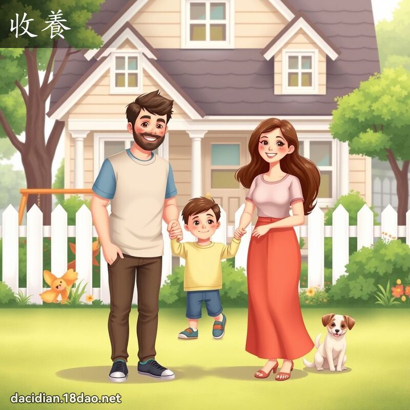 收養 - 國語大辭典配圖