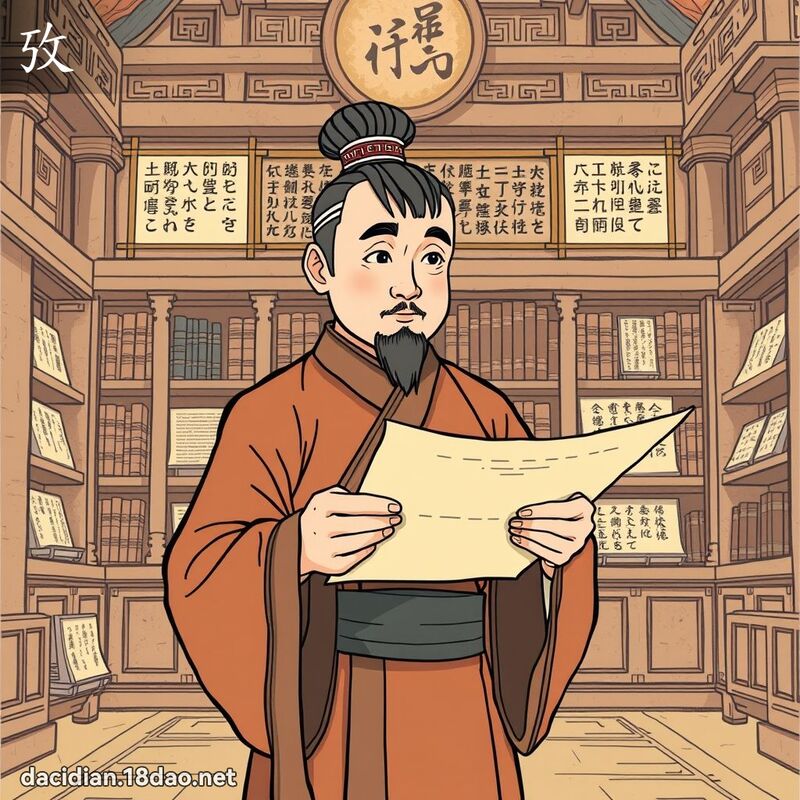 攷 - 国语大辞典配图