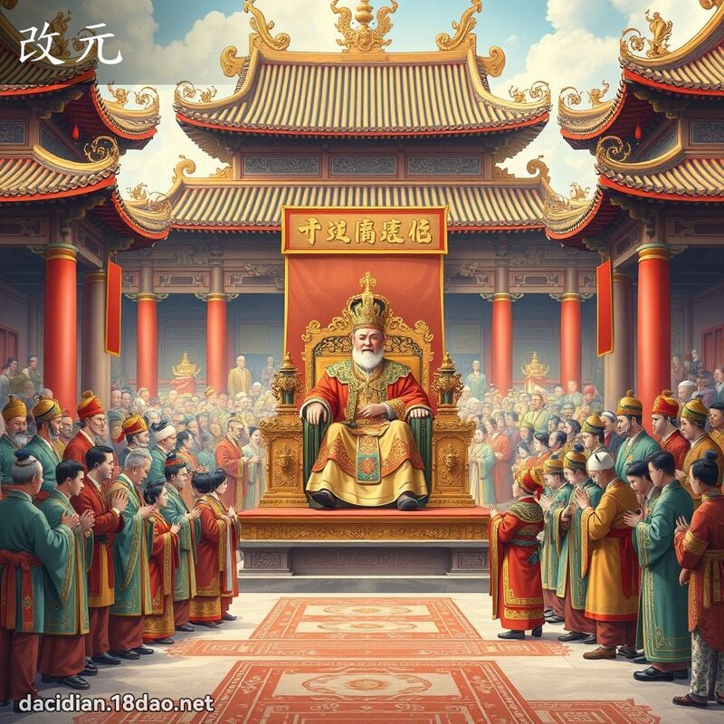 改元 - 國語大辭典配圖