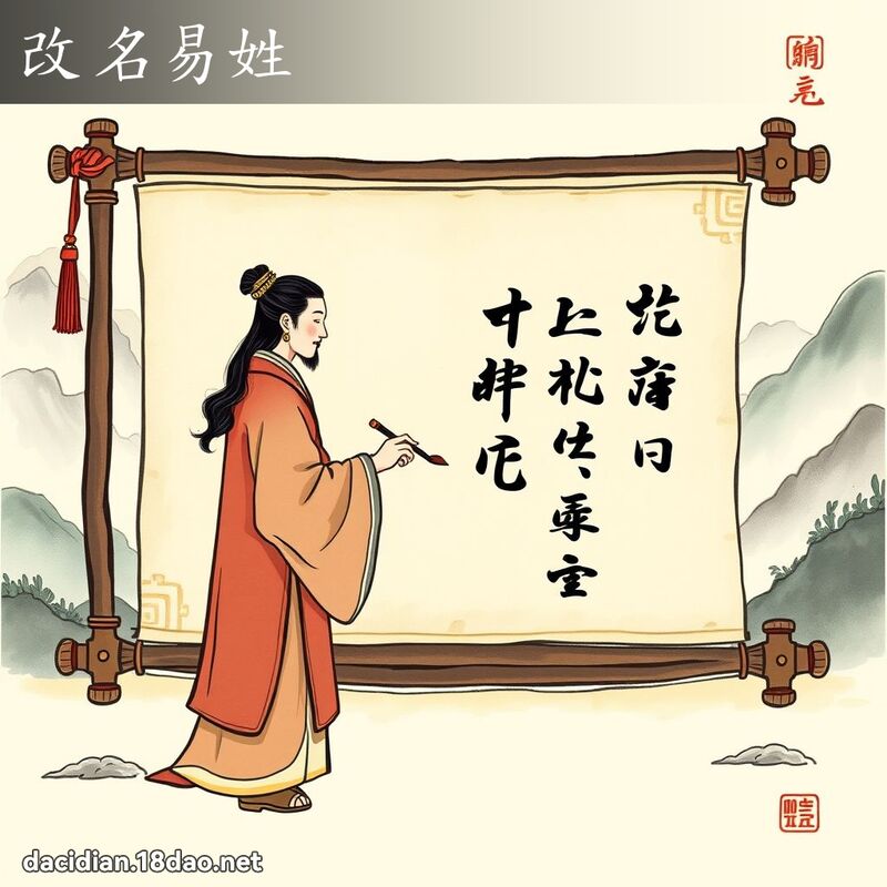 改名易姓 - 國語大辭典配圖