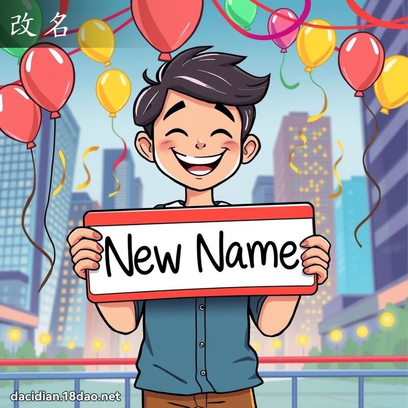 改名 - 国语大辞典配图