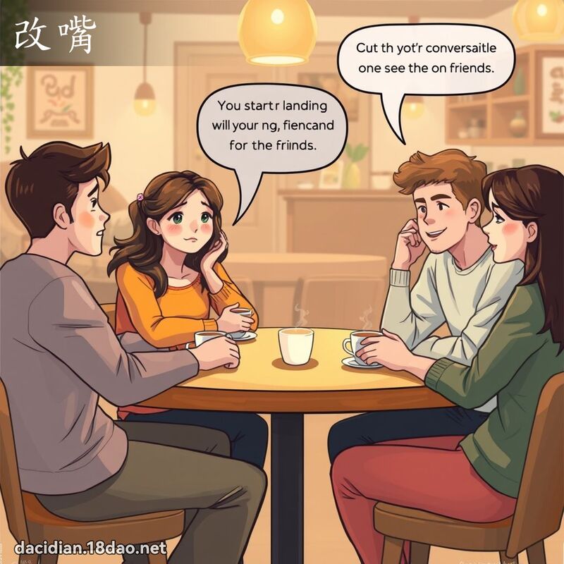 改嘴 - 國語大辭典配圖