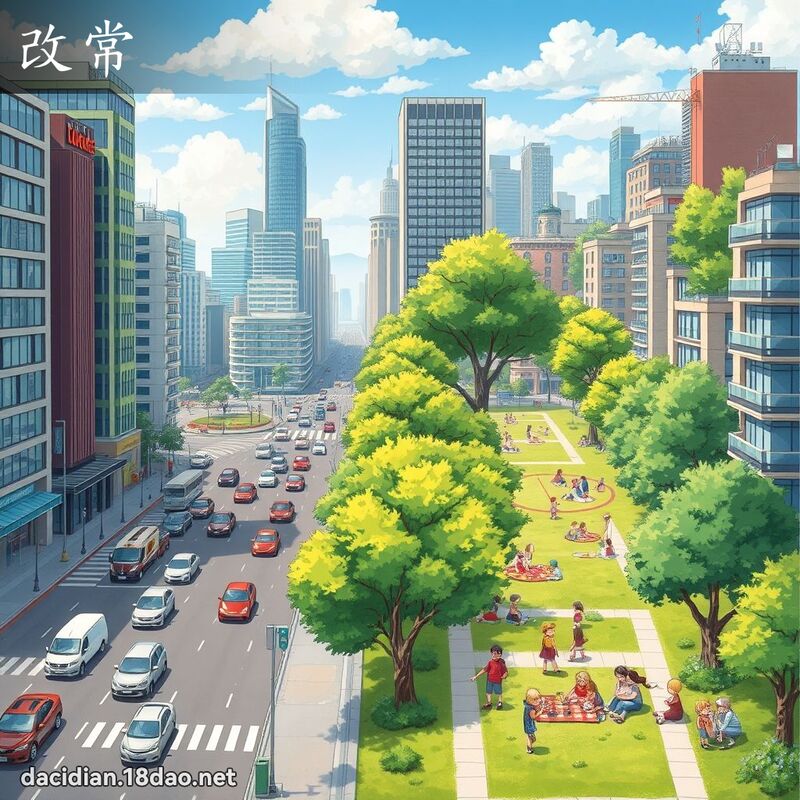改常 - 國語大辭典配圖