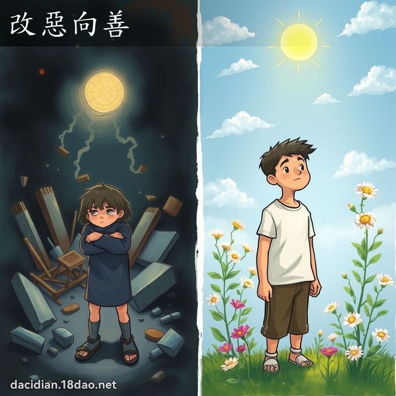 改惡向善 - 國語大辭典配圖