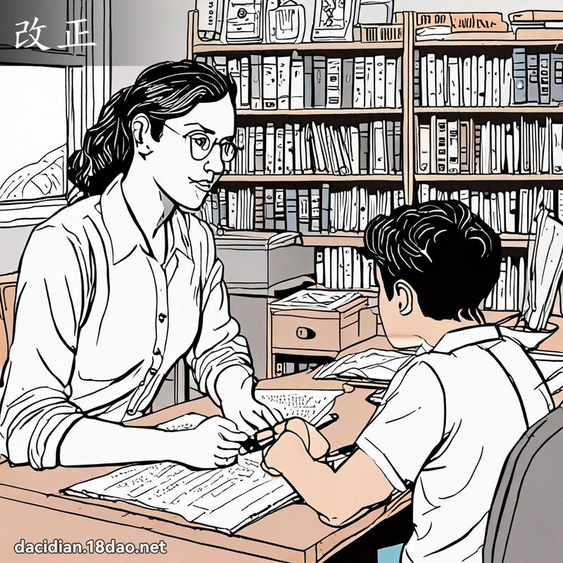 改正 - 國語大辭典配圖