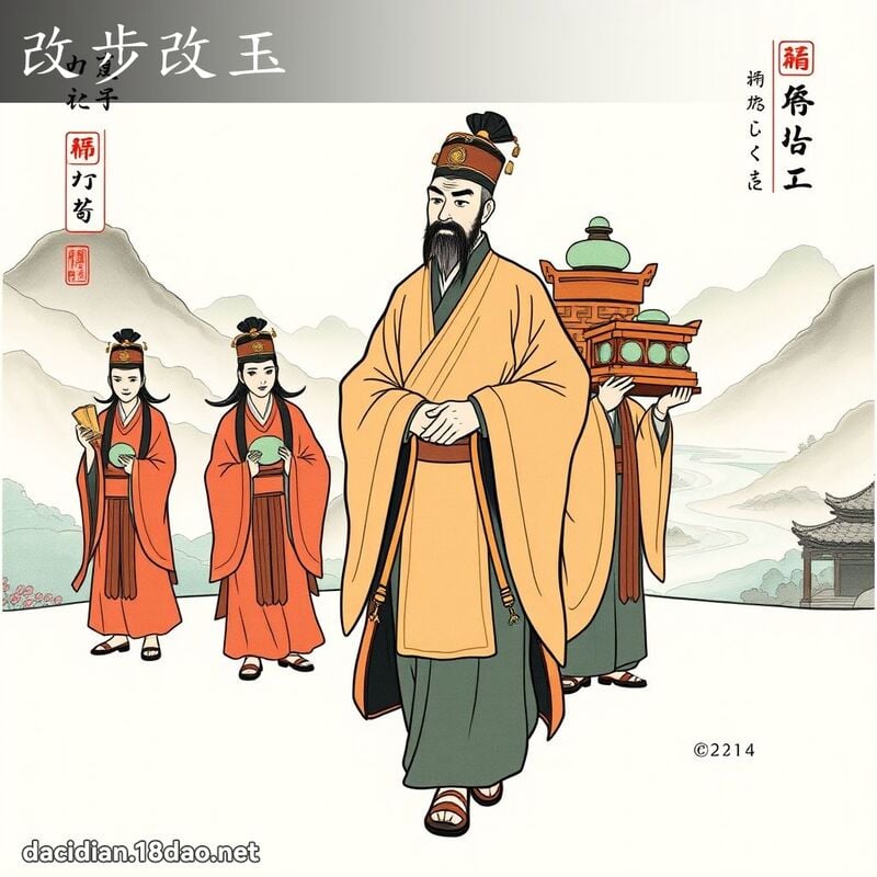 改步改玉 - 國語大辭典配圖