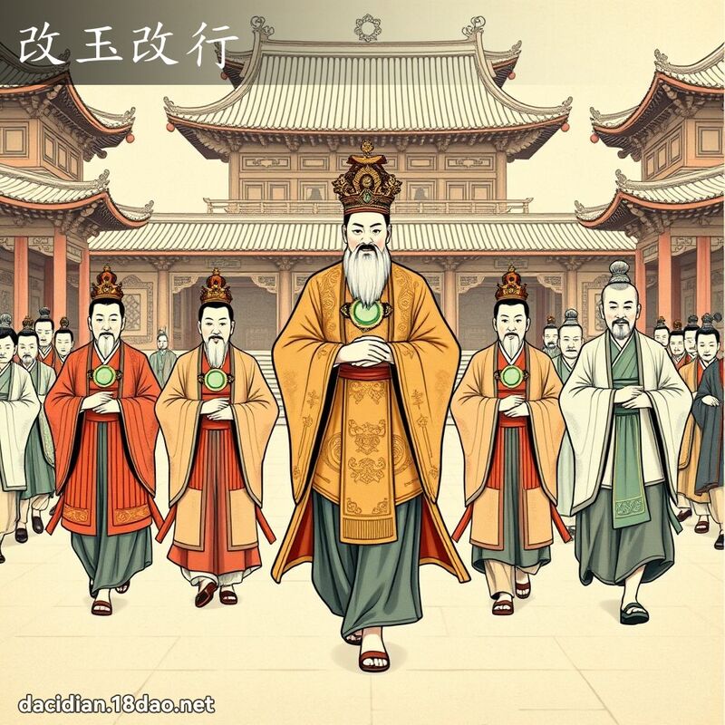 改玉改行 - 国语大辞典配图