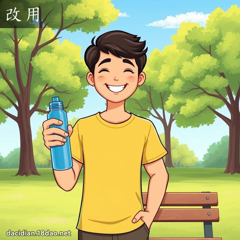 改用 - 國語大辭典配圖