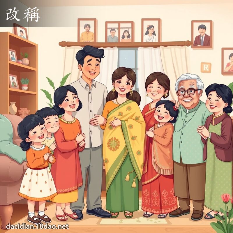 改稱 - 國語大辭典配圖