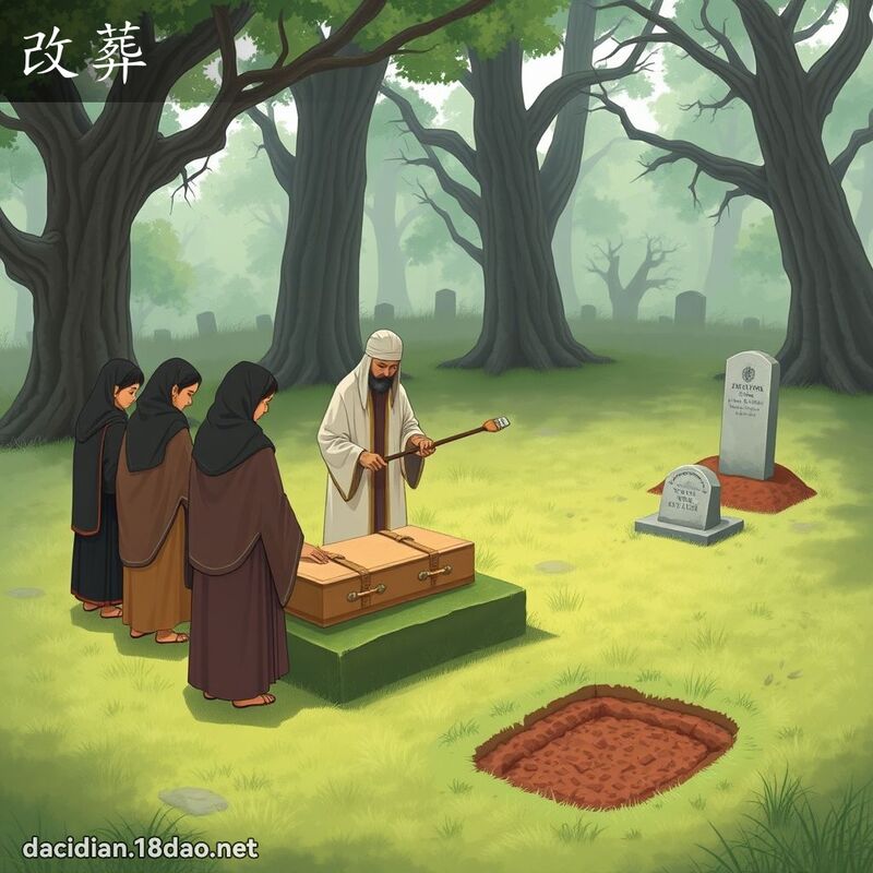 改葬 - 国语大辞典配图