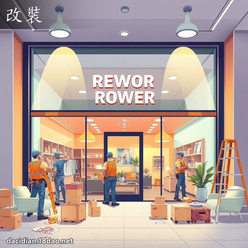 改裝 - 國語大辭典配圖