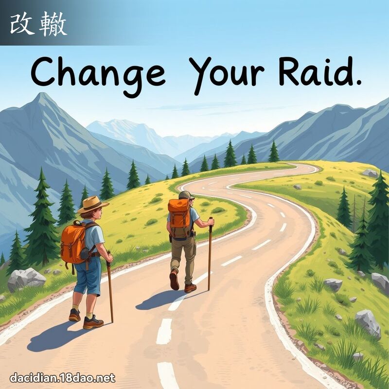 改辙 - 国语大辞典配图