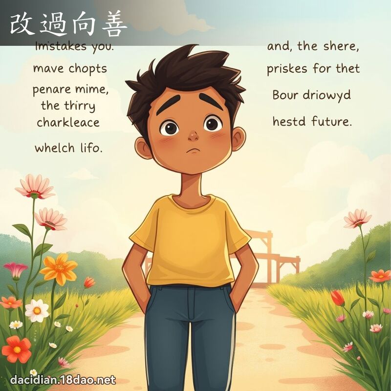 改過向善 - 國語大辭典配圖