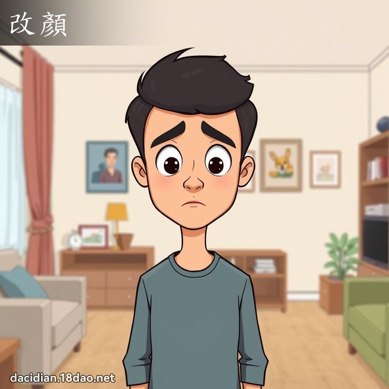 改顏 - 国语大辞典配图